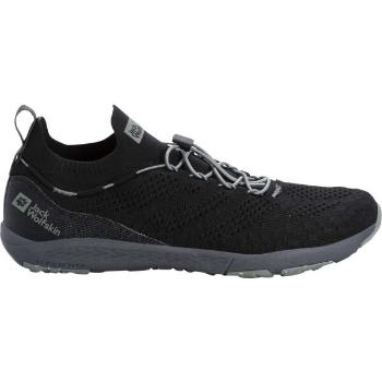 Jack Wolfskin SPIRIT KNIT LOW M Pánská treková obuv, černá, velikost