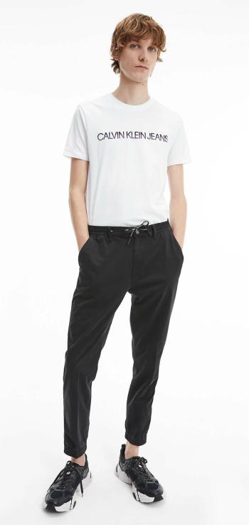 Calvin Klein pánské černé kalhoty Chino - L (BEH)