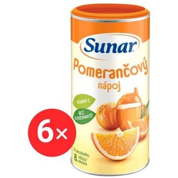 Sunar rozpustný nápoj pomerančový 6× 200 g  (8592084419066)