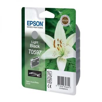 EPSON T0597 (C13T05974010) - originální cartridge, světle černá, 13ml
