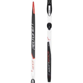 Peltonen SET SKINRACE CL STIFF+CLASIC AUTO Běžecké lyže na klasiku se stoupacími pásy, černá, velikost 181