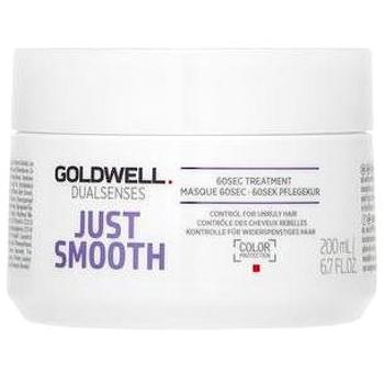 GOLDWELL Dualsenses Just Smooth 60sec Treatment uhlazující maska pro nepoddajné vlasy 200 ml (HGLW1DUALSWXN096113)