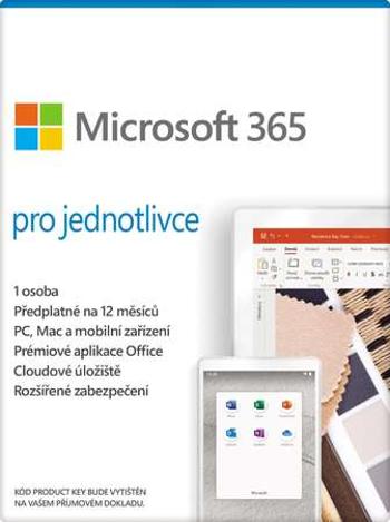 Microsoft Office 365 Personal 1 Rok (PC/MAC), QQ2-00012, nová licence, QQ2-00012