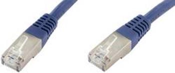 Síťový kabel RJ45 econ connect F6TP5BL, CAT 6, S/FTP, 5.00 m, modrá