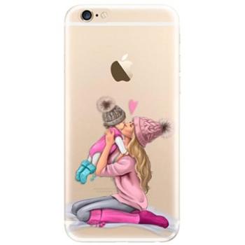 iSaprio Kissing Mom - Blond and Girl pro iPhone 6/ 6S (kmblogirl-TPU2_i6)