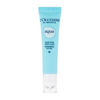 L'Occitane Aqua Réotier 15 ml oční gel pro ženy na všechny typy pleti; proti vráskám; na dehydratovanou pleť