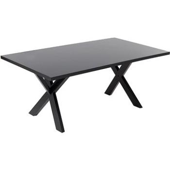 Černý jídelní stůl 180 cm LISALA, 58796 (beliani_58796)