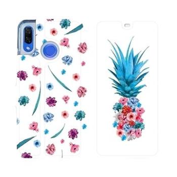 Flipové pouzdro na mobil Huawei Nova 3 - MR03S Květinový ananas (5903226398461)