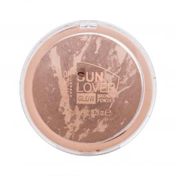 Catrice Sun Lover Glow Bronzing Powder 8 g bronzer pro ženy 010 Sun-kissed Bronze