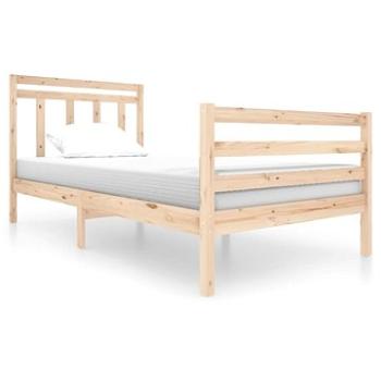Rám postele masivní dřevo 100 × 200 cm, 3100644 (3100644)