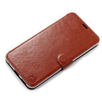 Mobiwear flip pro OnePlus 10T 5G - Brown&Gray (5904808246590)