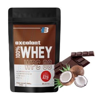 Excelent 100 % Whey Protein WPC 80 - Body Nutrition 1000 g Chocolate