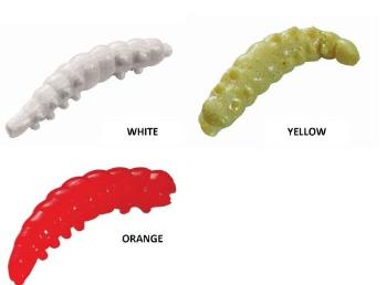 Berkley gumová nástraha powerbait vosí larvy 2,5cm 25ks česnek-white