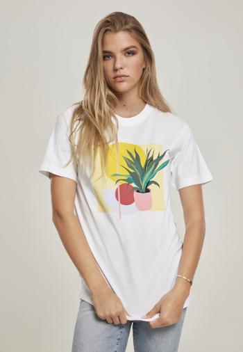 Mr. Tee Ladies Planet Art Tee white - M