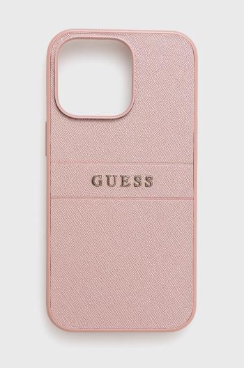 Obal na telefon Guess Iphone 13 Pro / 13 6,1" růžová barva