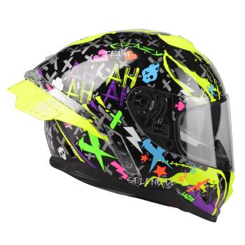 Moto přilba Lazer Rafale SR  Crazy (Black-Multicolor)  XL (61-62)