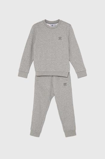 Dětská tepláková souprava adidas Originals CREW SET šedá barva, IX9816