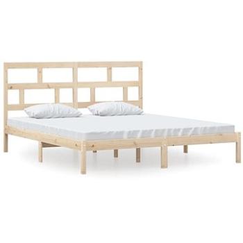 Rám postele masivní dřevo 180 × 200 cm Super King, 3101233 (3101233)
