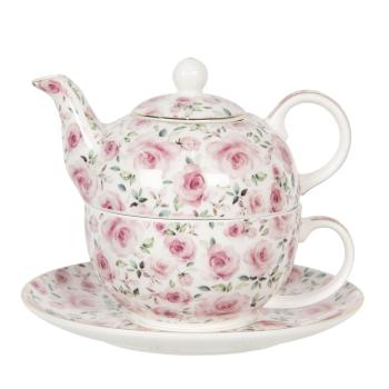 Porcelánová konvička tea for one Des Roses 6CE1128