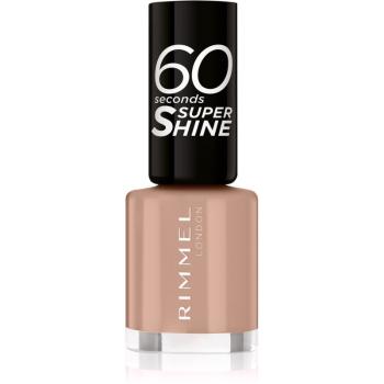 Rimmel 60 Seconds Super Shine lak na nehty odstín 708 Kiss In The Nude 8 ml