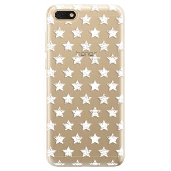 Odolné silikonové pouzdro iSaprio - Stars Pattern - white - Huawei Honor 7S