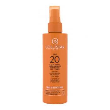 Collistar Smart Sun Protection Tanning Moisturizing Milk Spray SPF20 200 ml opalovací přípravek na tělo unisex na všechny typy pleti