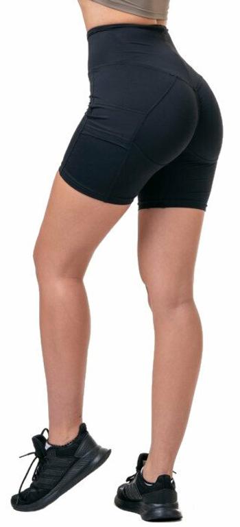 Nebbia Fit Smart Biker Shorts Black L Fitness kalhoty