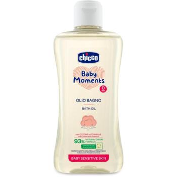 Chicco Baby Moments Sensitive koupelový olej 200 ml