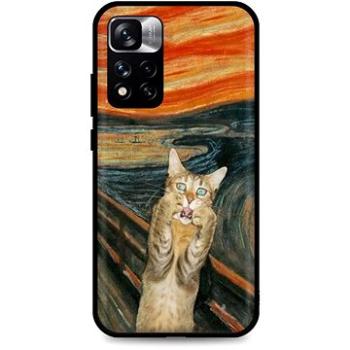 TopQ Kryt Xiaomi Redmi Note 11 Pro+ 5G silikon Scared Cat 72532 (Sun-72532)