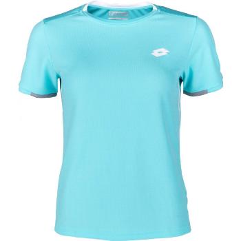 Lotto SQUADRA B TEE PL Chlapecké tenisové triko, světle modrá, velikost XS