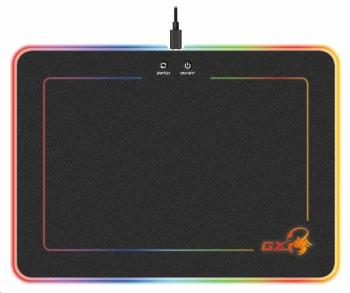 GENIUS podložka pod myš GX GAMING GX-Pad 600H RGB/ 350 x 250 x 5, 5 mm/ tvrdá/ USB/ RGB podsvícení