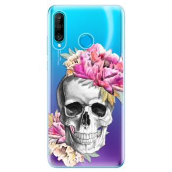 Odolné silikonové pouzdro iSaprio - Pretty Skull - Huawei P30 Lite