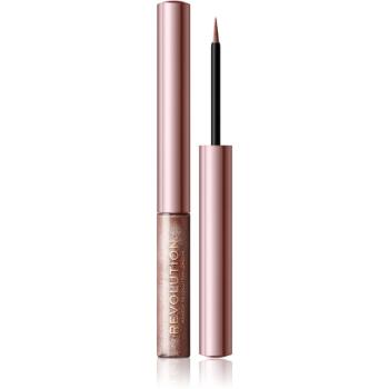 Makeup Revolution Super Flick tekuté oční linky odstín Rose Gold 2,4 ml