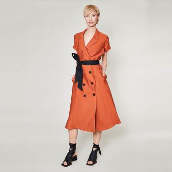 Oranžové šaty Zumra – 38