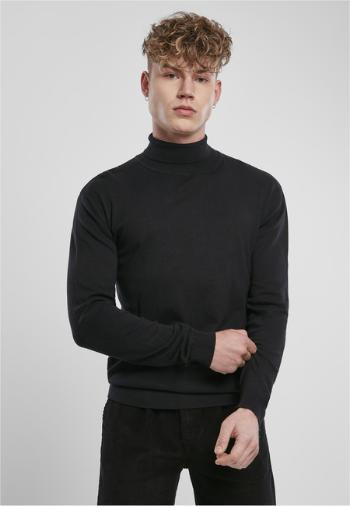 Urban Classics Basic Turtleneck Sweater black - XL