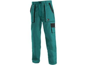 Kalhoty do pasu CXS LUXY ELENA, dámské, zeleno-černé, vel. 46