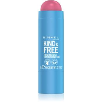 Rimmel Kind & Free multifunkční líčidlo pro oči, rty a tvář odstín 003 Pink Heat 5 g