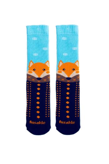 Modro-oranžové ponožky Fox