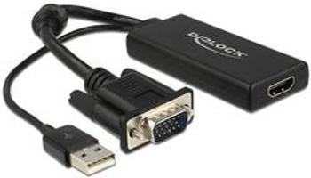 VGA / HDMI adaptér Delock 62668, černá