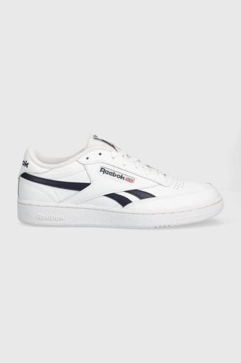 Kožené sneakers boty Reebok Classic CLUB C bílá barva