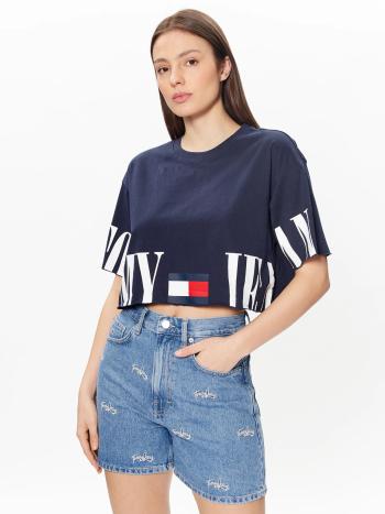 Tommy Jeans dámské tmavě modré tričko - S (C87)