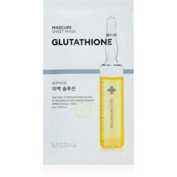 Missha Mascure Glutathione rozjasňující plátýnková maska 28 ml