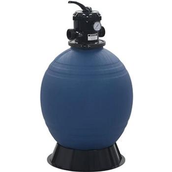 Bazénová písková filtrace se 6polohovým ventilem modrá 560 mm (91727)