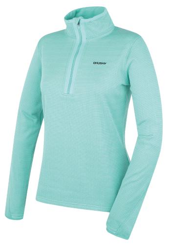 Husky Dámská mikina s rolákem Artic L turquoise Velikost: XL