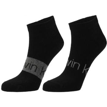 Calvin Klein SNEAKER 2P Pánské ponožky, černá, velikost 43-46