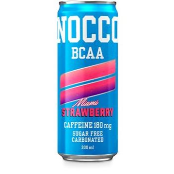 NOCCO BCAA MIAMI Jahoda 330 ml (7340131601558)