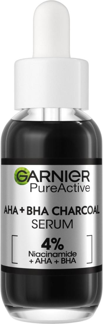 Garnier Pure Active sérum proti nedokonalostem AHA + BHA Charcoal 30 ml