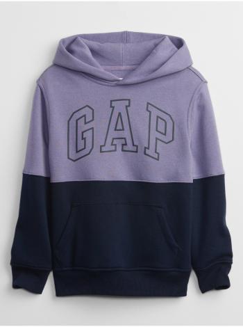 Fialová klučičí mikina GAP Logo hoodie