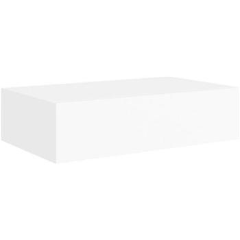 Shumee nástěnná se zásuvkou bílá 40×23,5×10 cm MDF , 330241 (330241)
