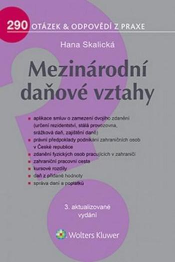 Mezinárodní daňové vztahy - Skalická Hana